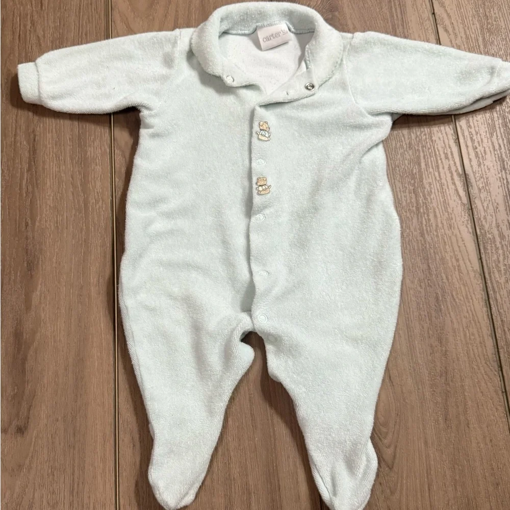 Vintage Carter's light green Baby One Piece